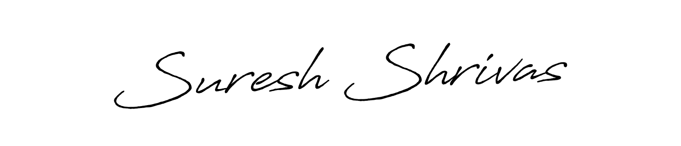 Also we have Suresh Shrivas name is the best signature style. Create professional handwritten signature collection using Antro_Vectra_Bolder autograph style. Suresh Shrivas signature style 7 images and pictures png