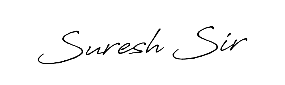 How to Draw Suresh Sir signature style? Antro_Vectra_Bolder is a latest design signature styles for name Suresh Sir. Suresh Sir signature style 7 images and pictures png