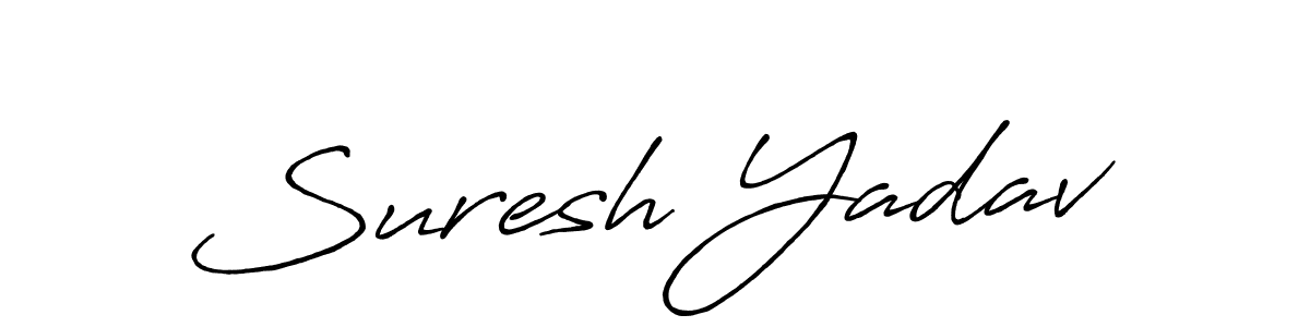 Make a short Suresh Yadav signature style. Manage your documents anywhere anytime using Antro_Vectra_Bolder. Create and add eSignatures, submit forms, share and send files easily. Suresh Yadav signature style 7 images and pictures png