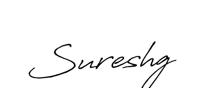 Once you've used our free online signature maker to create your best signature Antro_Vectra_Bolder style, it's time to enjoy all of the benefits that Sureshg name signing documents. Sureshg signature style 7 images and pictures png
