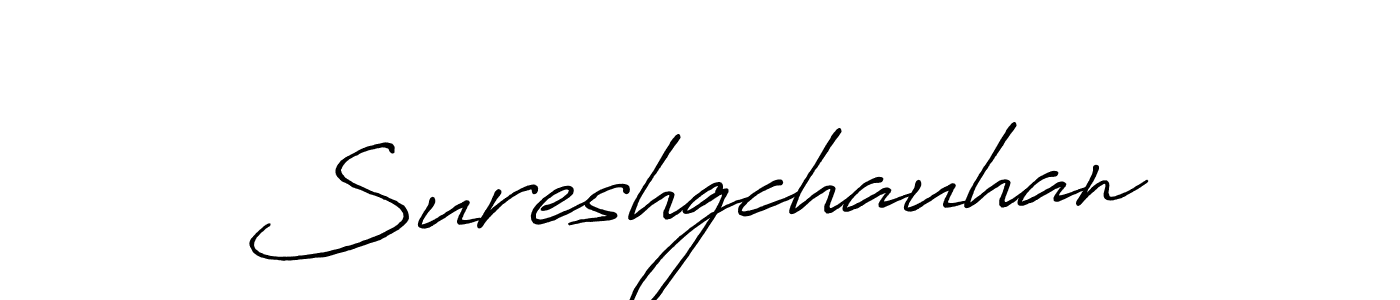 Also You can easily find your signature by using the search form. We will create Sureshgchauhan name handwritten signature images for you free of cost using Antro_Vectra_Bolder sign style. Sureshgchauhan signature style 7 images and pictures png