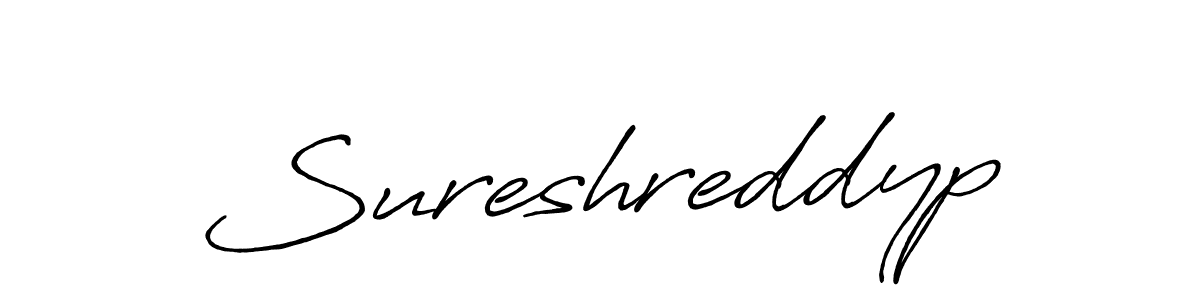 Sureshreddyp stylish signature style. Best Handwritten Sign (Antro_Vectra_Bolder) for my name. Handwritten Signature Collection Ideas for my name Sureshreddyp. Sureshreddyp signature style 7 images and pictures png