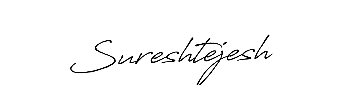 Also You can easily find your signature by using the search form. We will create Sureshtejesh name handwritten signature images for you free of cost using Antro_Vectra_Bolder sign style. Sureshtejesh signature style 7 images and pictures png