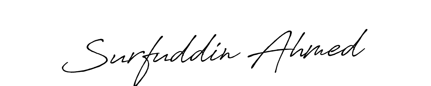 This is the best signature style for the Surfuddin Ahmed name. Also you like these signature font (Antro_Vectra_Bolder). Mix name signature. Surfuddin Ahmed signature style 7 images and pictures png