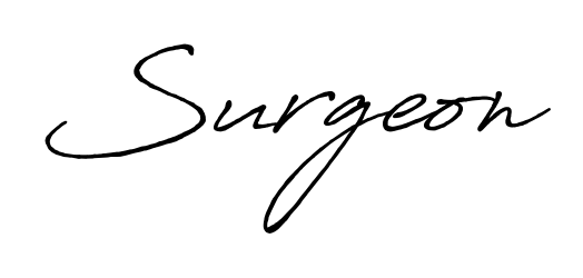 Discover how Surgeon looks in an executive cursive font (Antro_Vectra_Bolder). Perfect for legal documents, invoices, and certificates. Surgeon signature style 7 images and pictures png