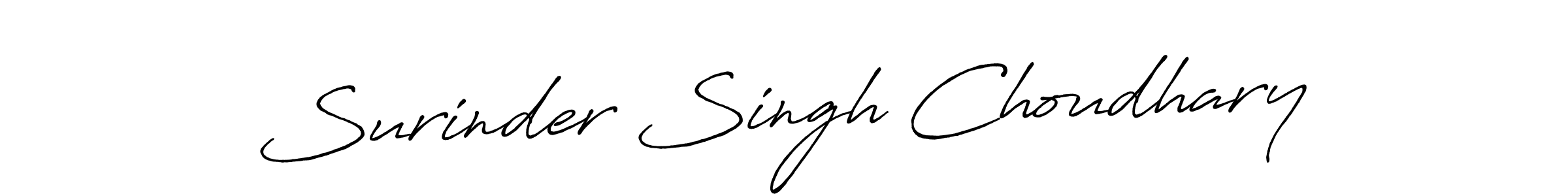 Also we have Surinder Singh Choudhary name is the best signature style. Create professional handwritten signature collection using Antro_Vectra_Bolder autograph style. Surinder Singh Choudhary signature style 7 images and pictures png