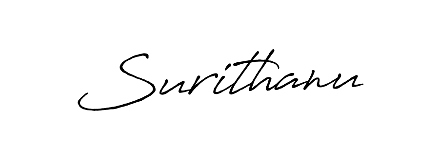 Create a beautiful signature design for name Surithanu. With this signature (Antro_Vectra_Bolder) fonts, you can make a handwritten signature for free. Surithanu signature style 7 images and pictures png