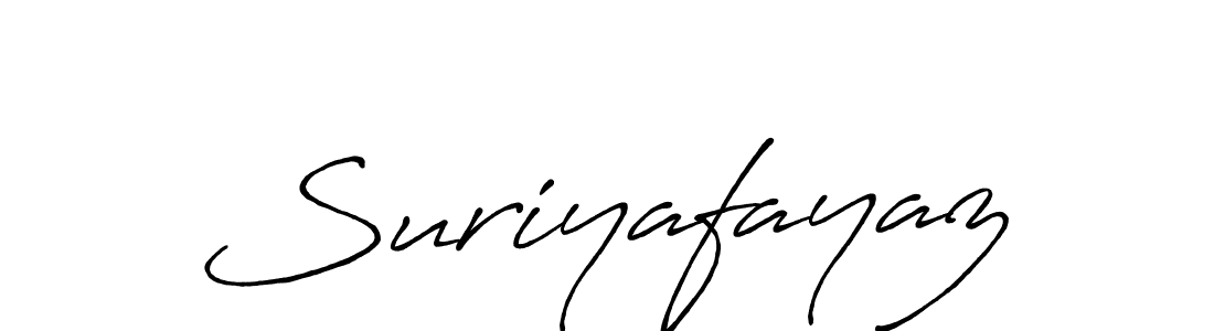 How to make Suriyafayaz signature? Antro_Vectra_Bolder is a professional autograph style. Create handwritten signature for Suriyafayaz name. Suriyafayaz signature style 7 images and pictures png