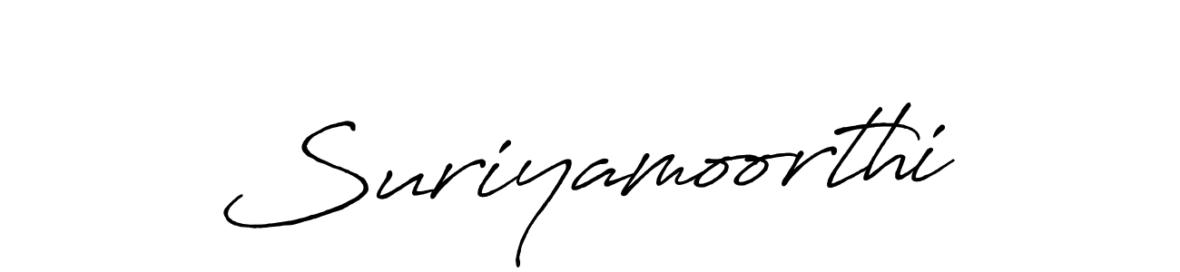 Also we have Suriyamoorthi name is the best signature style. Create professional handwritten signature collection using Antro_Vectra_Bolder autograph style. Suriyamoorthi signature style 7 images and pictures png