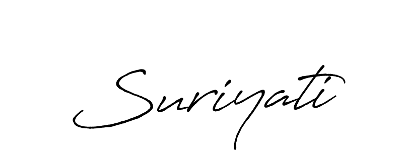 The best way (Antro_Vectra_Bolder) to make a short signature is to pick only two or three words in your name. The name Suriyati include a total of six letters. For converting this name. Suriyati signature style 7 images and pictures png