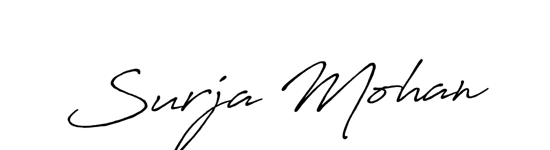 Surja Mohan stylish signature style. Best Handwritten Sign (Antro_Vectra_Bolder) for my name. Handwritten Signature Collection Ideas for my name Surja Mohan. Surja Mohan signature style 7 images and pictures png
