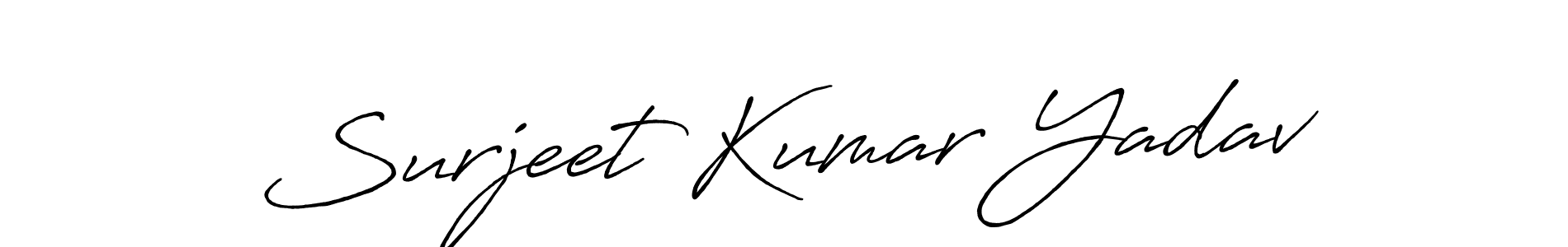 It looks lik you need a new signature style for name Surjeet Kumar Yadav. Design unique handwritten (Antro_Vectra_Bolder) signature with our free signature maker in just a few clicks. Surjeet Kumar Yadav signature style 7 images and pictures png
