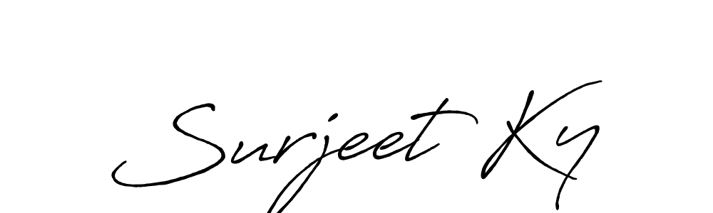 Also we have Surjeet Ky name is the best signature style. Create professional handwritten signature collection using Antro_Vectra_Bolder autograph style. Surjeet Ky signature style 7 images and pictures png