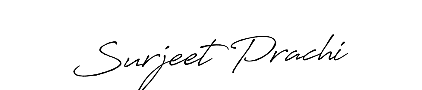 Make a beautiful signature design for name Surjeet Prachi. Use this online signature maker to create a handwritten signature for free. Surjeet Prachi signature style 7 images and pictures png