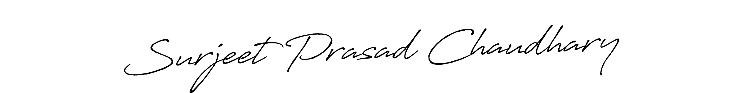 Also we have Surjeet Prasad Chaudhary name is the best signature style. Create professional handwritten signature collection using Antro_Vectra_Bolder autograph style. Surjeet Prasad Chaudhary signature style 7 images and pictures png