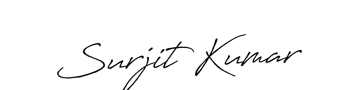 You should practise on your own different ways (Antro_Vectra_Bolder) to write your name (Surjit Kumar) in signature. don't let someone else do it for you. Surjit Kumar signature style 7 images and pictures png