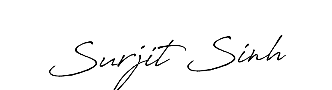You should practise on your own different ways (Antro_Vectra_Bolder) to write your name (Surjit Sinh) in signature. don't let someone else do it for you. Surjit Sinh signature style 7 images and pictures png