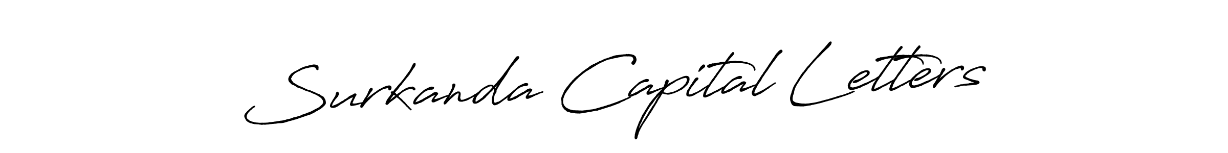 How to Draw Surkanda Capital Letters signature style? Antro_Vectra_Bolder is a latest design signature styles for name Surkanda Capital Letters. Surkanda Capital Letters signature style 7 images and pictures png