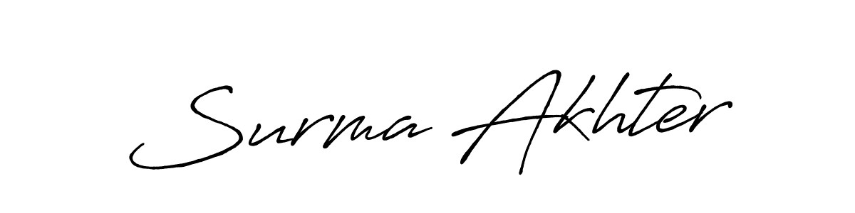How to Draw Surma Akhter signature style? Antro_Vectra_Bolder is a latest design signature styles for name Surma Akhter. Surma Akhter signature style 7 images and pictures png