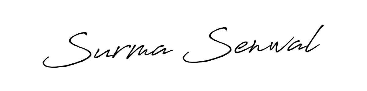 Also we have Surma Senwal name is the best signature style. Create professional handwritten signature collection using Antro_Vectra_Bolder autograph style. Surma Senwal signature style 7 images and pictures png