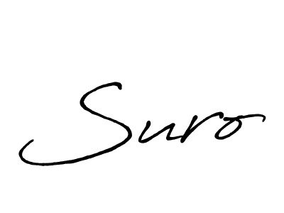 Once you've used our free online signature maker to create your best signature Antro_Vectra_Bolder style, it's time to enjoy all of the benefits that Suro name signing documents. Suro signature style 7 images and pictures png