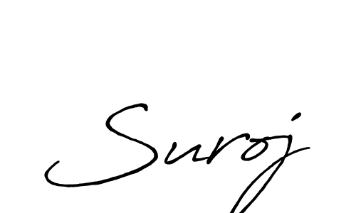 The best way (Antro_Vectra_Bolder) to make a short signature is to pick only two or three words in your name. The name Suroj include a total of six letters. For converting this name. Suroj signature style 7 images and pictures png