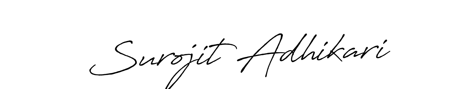 Also You can easily find your signature by using the search form. We will create Surojit Adhikari name handwritten signature images for you free of cost using Antro_Vectra_Bolder sign style. Surojit Adhikari signature style 7 images and pictures png