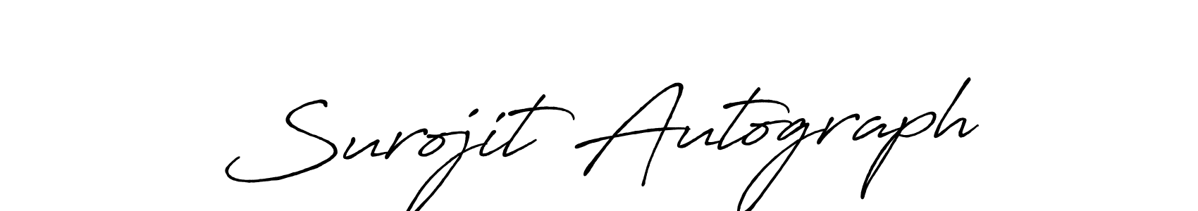 It looks lik you need a new signature style for name Surojit Autograph. Design unique handwritten (Antro_Vectra_Bolder) signature with our free signature maker in just a few clicks. Surojit Autograph signature style 7 images and pictures png