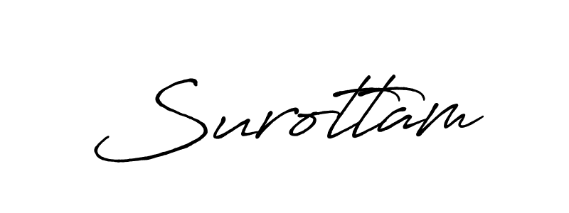 Once you've used our free online signature maker to create your best signature Antro_Vectra_Bolder style, it's time to enjoy all of the benefits that Surottam name signing documents. Surottam signature style 7 images and pictures png