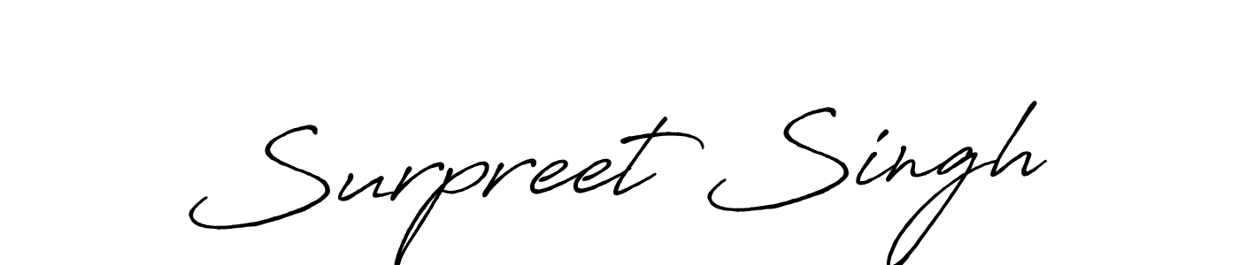 Antro_Vectra_Bolder is a professional signature style that is perfect for those who want to add a touch of class to their signature. It is also a great choice for those who want to make their signature more unique. Get Surpreet Singh name to fancy signature for free. Surpreet Singh signature style 7 images and pictures png