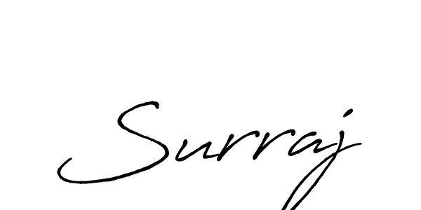 The best way (Antro_Vectra_Bolder) to make a short signature is to pick only two or three words in your name. The name Surraj include a total of six letters. For converting this name. Surraj signature style 7 images and pictures png