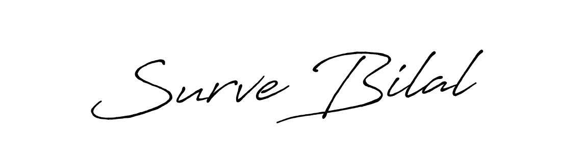 Also You can easily find your signature by using the search form. We will create Surve Bilal name handwritten signature images for you free of cost using Antro_Vectra_Bolder sign style. Surve Bilal signature style 7 images and pictures png