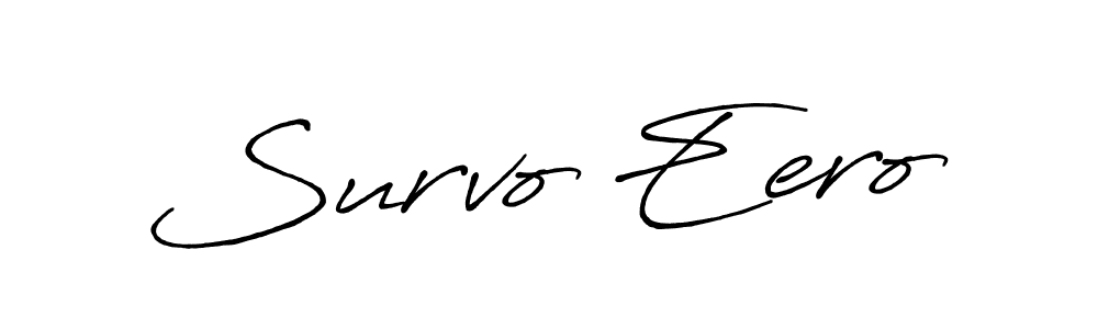 This is the best signature style for the Survo Eero name. Also you like these signature font (Antro_Vectra_Bolder). Mix name signature. Survo Eero signature style 7 images and pictures png