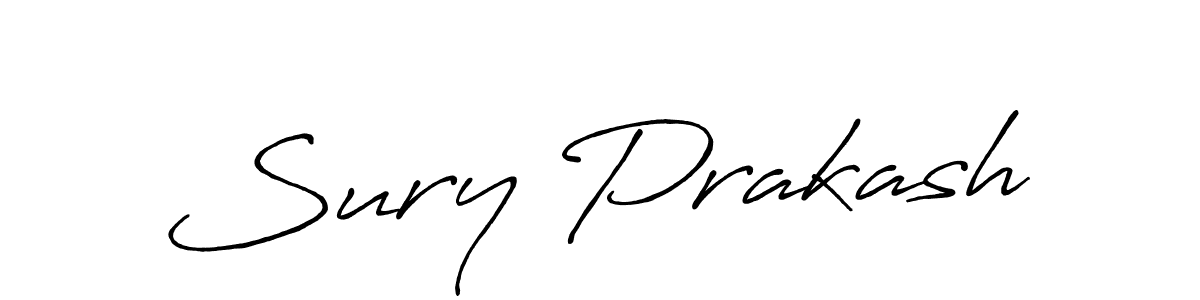 It looks lik you need a new signature style for name Sury Prakash. Design unique handwritten (Antro_Vectra_Bolder) signature with our free signature maker in just a few clicks. Sury Prakash signature style 7 images and pictures png