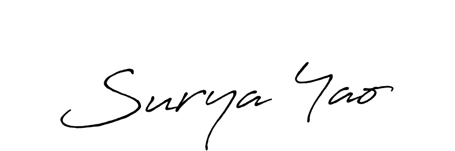 Use a signature maker to create a handwritten signature online. With this signature software, you can design (Antro_Vectra_Bolder) your own signature for name Surya 4ao. Surya 4ao signature style 7 images and pictures png