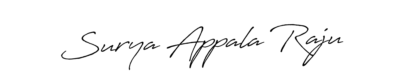 Also we have Surya Appala Raju name is the best signature style. Create professional handwritten signature collection using Antro_Vectra_Bolder autograph style. Surya Appala Raju signature style 7 images and pictures png