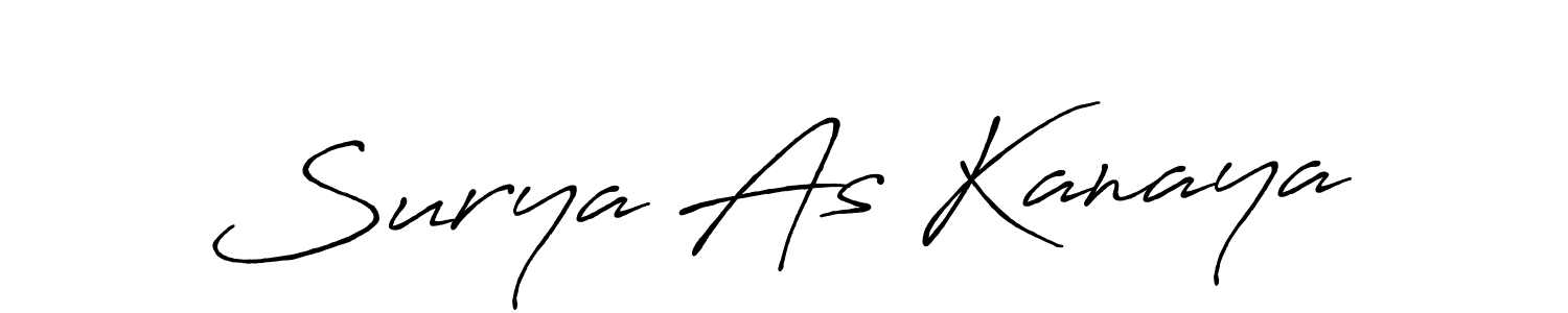 You should practise on your own different ways (Antro_Vectra_Bolder) to write your name (Surya As Kanaya) in signature. don't let someone else do it for you. Surya As Kanaya signature style 7 images and pictures png