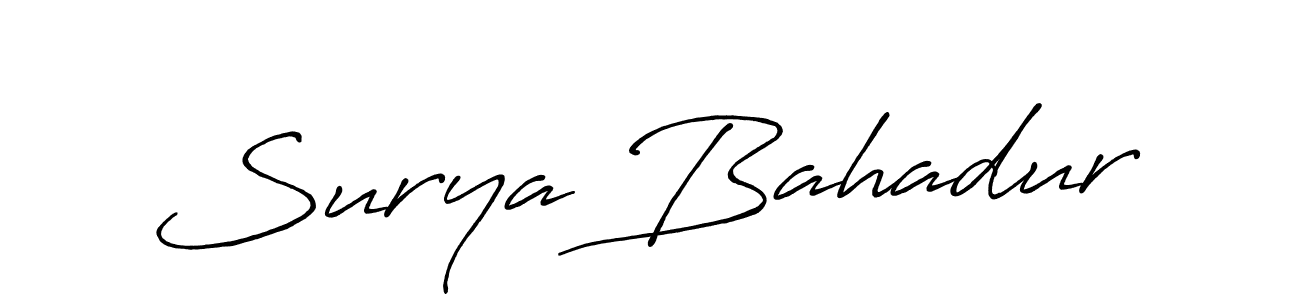It looks lik you need a new signature style for name Surya Bahadur. Design unique handwritten (Antro_Vectra_Bolder) signature with our free signature maker in just a few clicks. Surya Bahadur signature style 7 images and pictures png