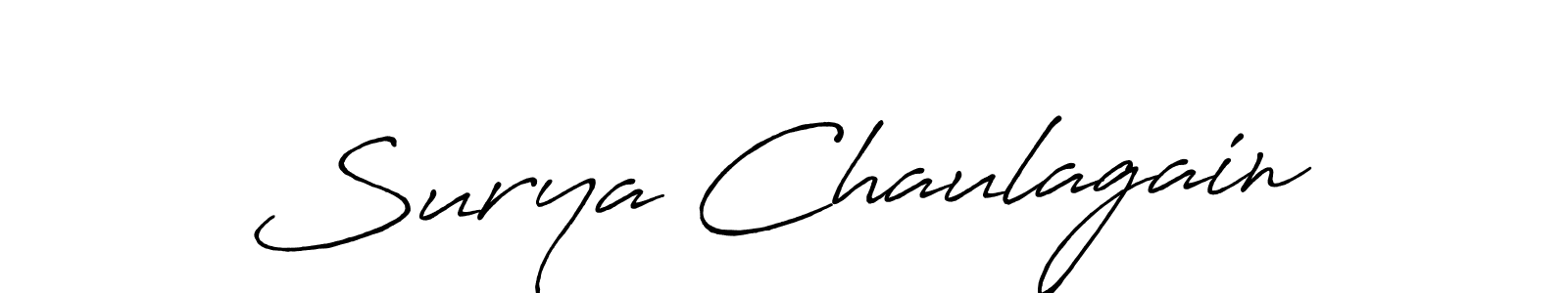 Once you've used our free online signature maker to create your best signature Antro_Vectra_Bolder style, it's time to enjoy all of the benefits that Surya Chaulagain name signing documents. Surya Chaulagain signature style 7 images and pictures png