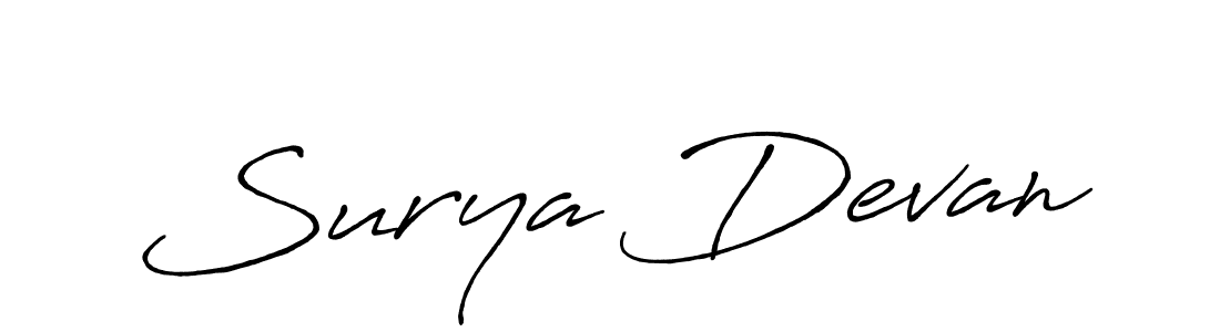 Make a short Surya Devan signature style. Manage your documents anywhere anytime using Antro_Vectra_Bolder. Create and add eSignatures, submit forms, share and send files easily. Surya Devan signature style 7 images and pictures png