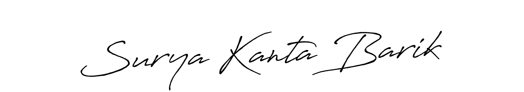 How to make Surya Kanta Barik signature? Antro_Vectra_Bolder is a professional autograph style. Create handwritten signature for Surya Kanta Barik name. Surya Kanta Barik signature style 7 images and pictures png