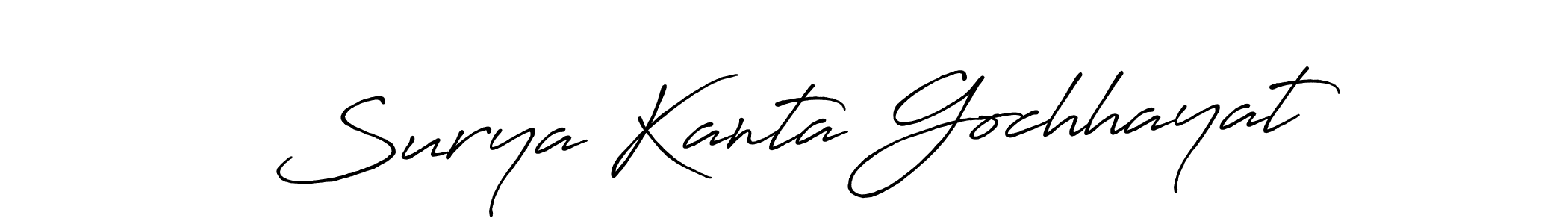 You should practise on your own different ways (Antro_Vectra_Bolder) to write your name (Surya Kanta Gochhayat) in signature. don't let someone else do it for you. Surya Kanta Gochhayat signature style 7 images and pictures png