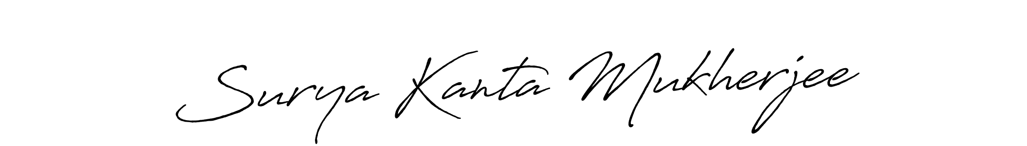 Surya Kanta Mukherjee stylish signature style. Best Handwritten Sign (Antro_Vectra_Bolder) for my name. Handwritten Signature Collection Ideas for my name Surya Kanta Mukherjee. Surya Kanta Mukherjee signature style 7 images and pictures png