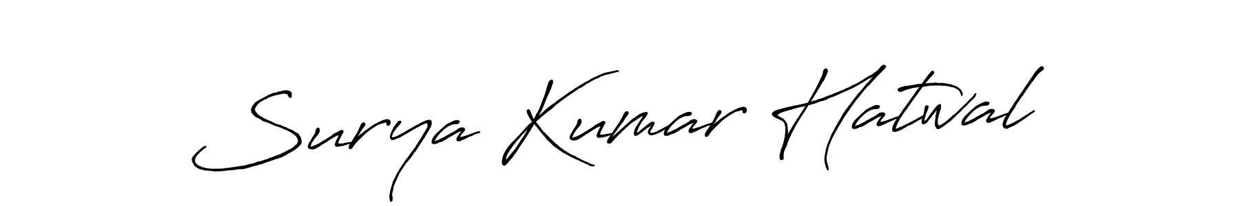 Also we have Surya Kumar Hatwal name is the best signature style. Create professional handwritten signature collection using Antro_Vectra_Bolder autograph style. Surya Kumar Hatwal signature style 7 images and pictures png