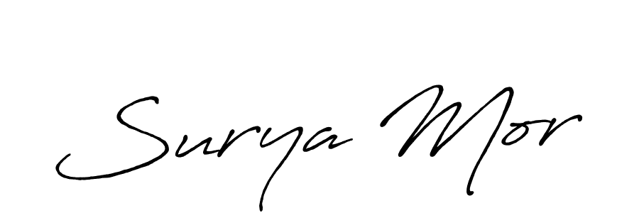 Antro_Vectra_Bolder is a professional signature style that is perfect for those who want to add a touch of class to their signature. It is also a great choice for those who want to make their signature more unique. Get Surya Mor name to fancy signature for free. Surya Mor signature style 7 images and pictures png