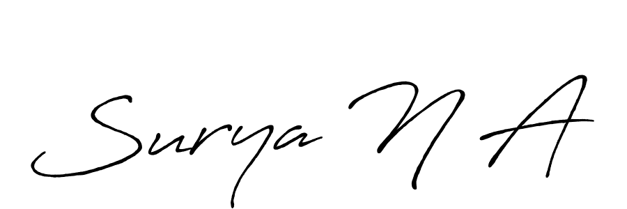 How to Draw Surya N A signature style? Antro_Vectra_Bolder is a latest design signature styles for name Surya N A. Surya N A signature style 7 images and pictures png