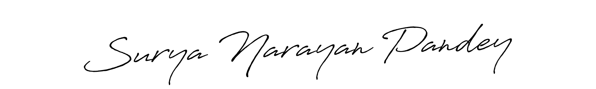 Also we have Surya Narayan Pandey name is the best signature style. Create professional handwritten signature collection using Antro_Vectra_Bolder autograph style. Surya Narayan Pandey signature style 7 images and pictures png