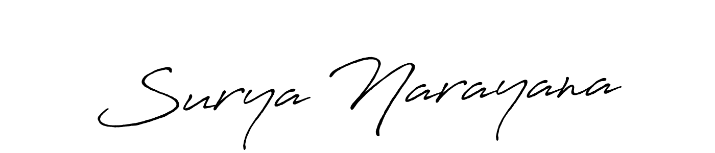 The best way (Antro_Vectra_Bolder) to make a short signature is to pick only two or three words in your name. The name Surya Narayana include a total of six letters. For converting this name. Surya Narayana signature style 7 images and pictures png