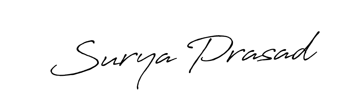 Make a beautiful signature design for name Surya Prasad. Use this online signature maker to create a handwritten signature for free. Surya Prasad signature style 7 images and pictures png