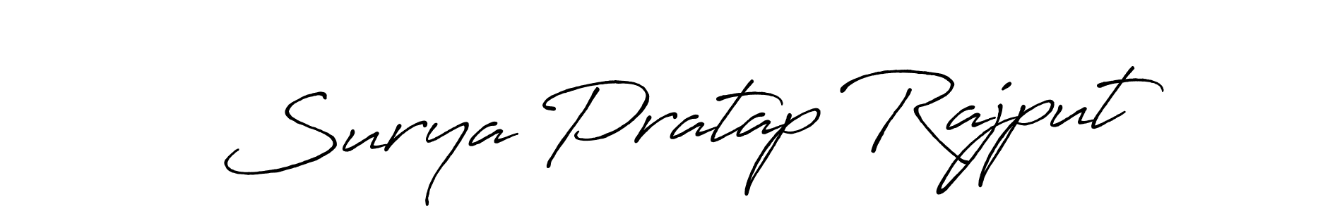 It looks lik you need a new signature style for name Surya Pratap Rajput. Design unique handwritten (Antro_Vectra_Bolder) signature with our free signature maker in just a few clicks. Surya Pratap Rajput signature style 7 images and pictures png